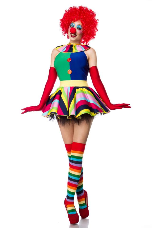 Clown Girl Costume Mask Paradise